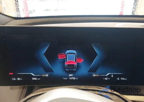 2025 BMW Ix xDrive50 из США, поврежденный, VIN WB523CF02SCU47905